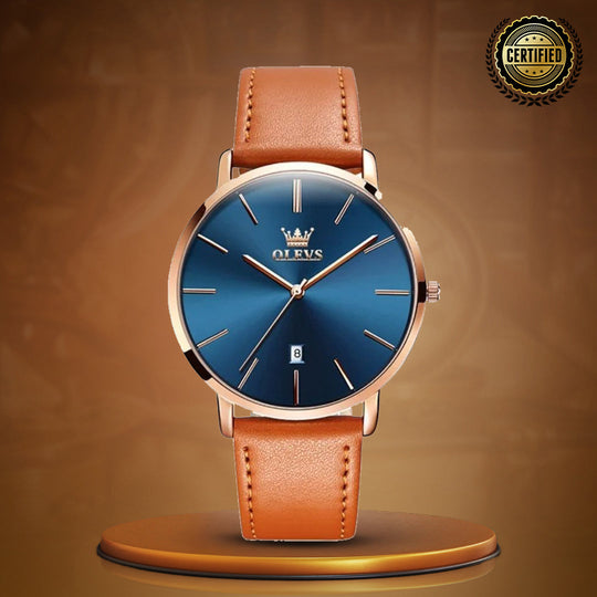 Damen Ultra Dünne Minimalistische Armbanduhr Stilvoll