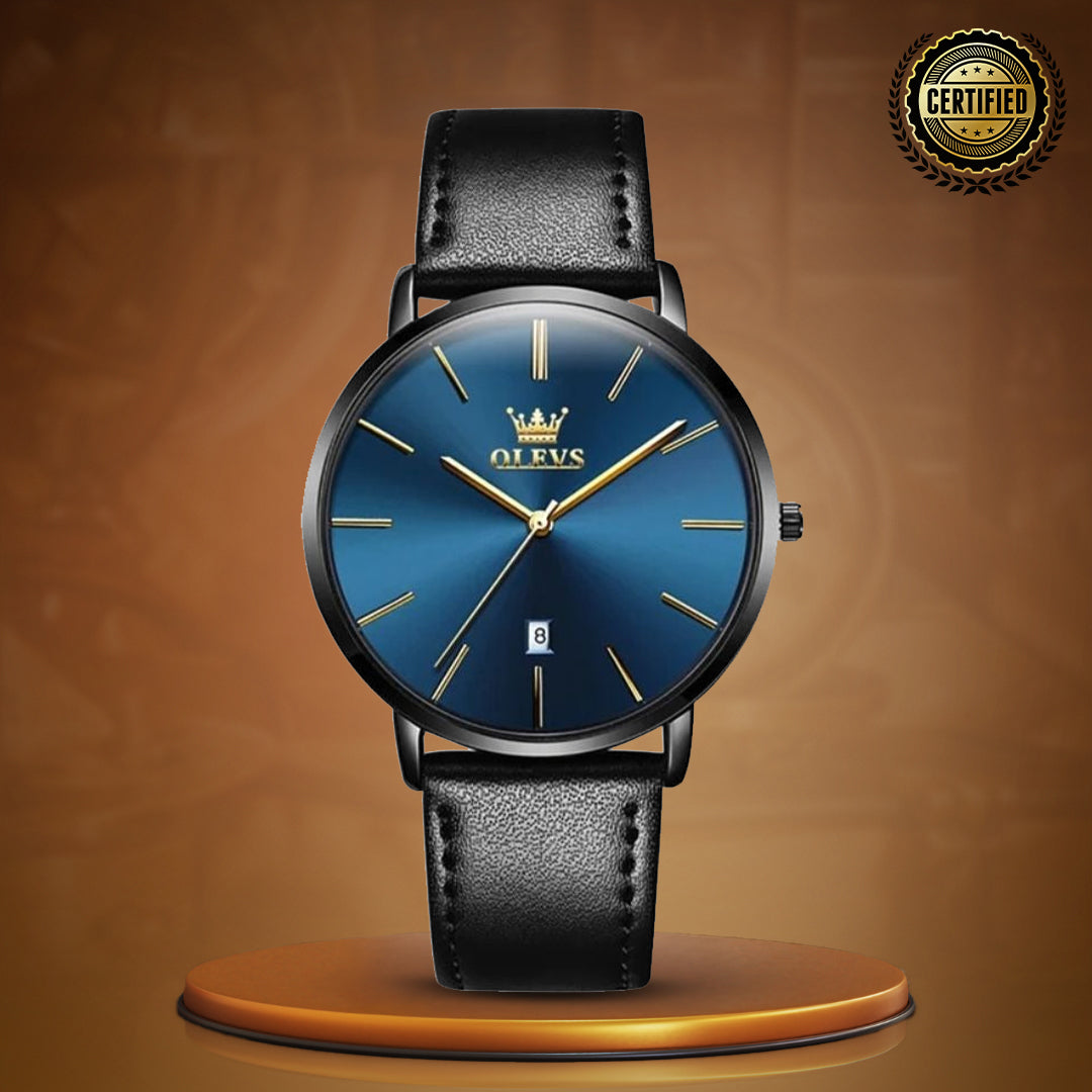 Fudus | Ultra Dünn Minimalistische Armbanduhr