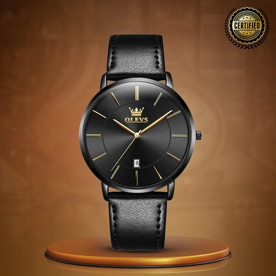 Damen Ultra Dünne Minimalistische Armbanduhr Stilvoll