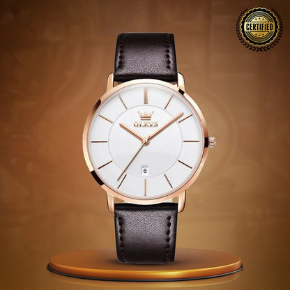 Damen Ultra Dünne Minimalistische Armbanduhr Stilvoll