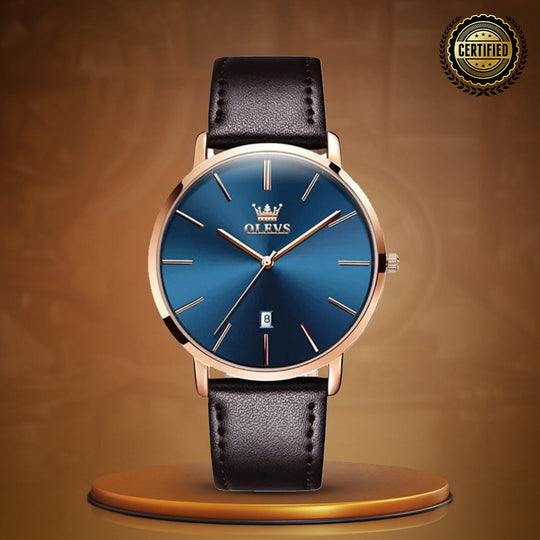 Damen Ultra Dünne Minimalistische Armbanduhr Stilvoll