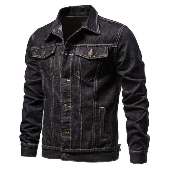 Herren Stylische Jeansjacke Bequem Für Jeden Tag