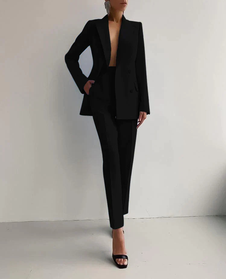 Elegantes Set aus Blazer und Hose für Damen