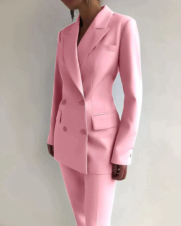 Elegantes Set aus Blazer und Hose für Damen