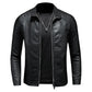 Herren Slim Fit Bikerjacke aus hochwertigem Leder