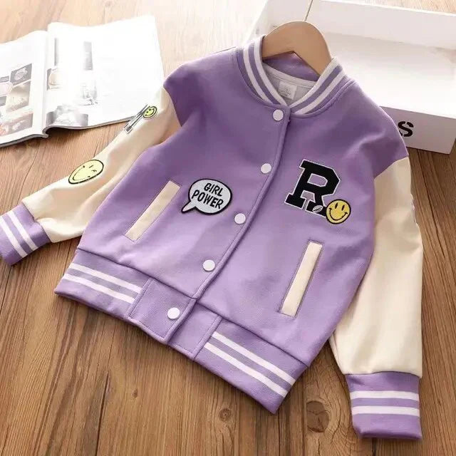 Collegejacke Mädchen Stilvoll Bequem Cool