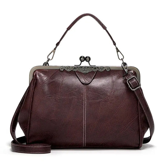 Tasche Leder Charme Weinlese