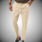 Herren Slim Fit Leinenhose