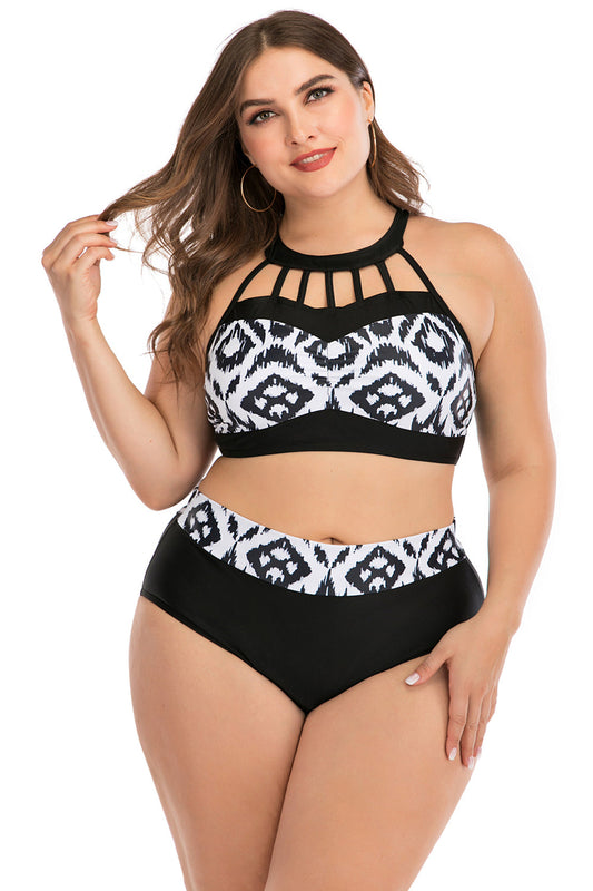 Boho Bikini Set Geometrisch Push Up