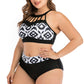 Boho Bikini Set Geometrisch Push Up
