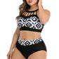 Boho Bikini Set Geometrisch Push Up