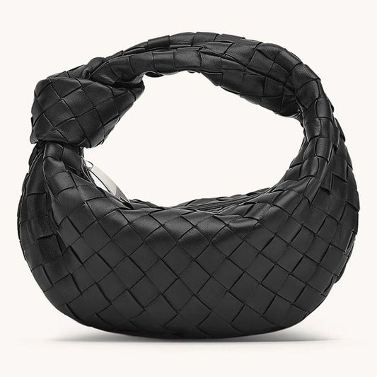 Fudus | Luxuriöse Geflochtene Handtasche Mit Knopfdetail