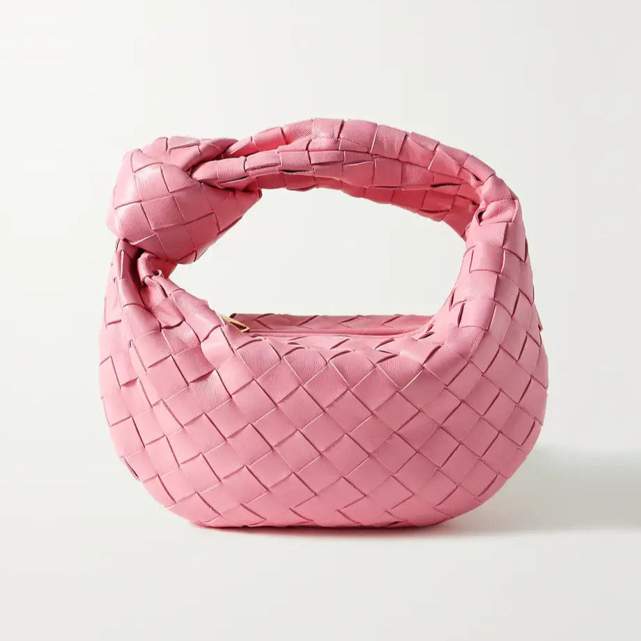 Fudus | Luxuriöse Geflochtene Handtasche Mit Knopfdetail