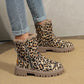 Larissa Stylische Stiefel mit Leopardenmuster