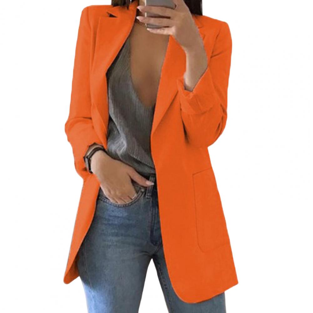 Fudus Blazer - Damen Blazer mit langen Ärmeln und offener Front - Elegantes Outfit für jeden Tag