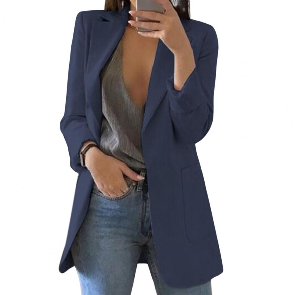 Fudus Blazer - Damen Blazer mit langen Ärmeln und offener Front - Elegantes Outfit für jeden Tag