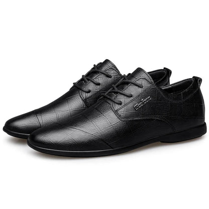 Herren Luxus Business Oxford Echtleder Schuhe