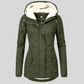 Damen Wasserdichte Winterjacke Mit Kapuze Und Kuscheligem Futter