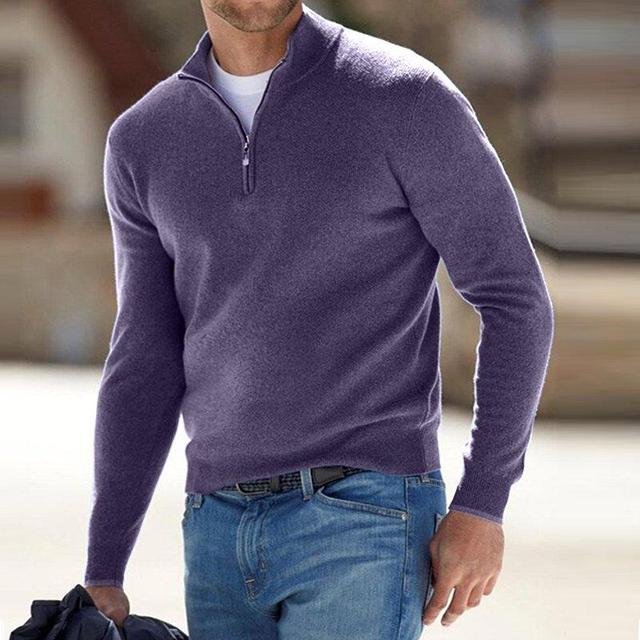 Herren Merino V-Ausschnitt Pullover