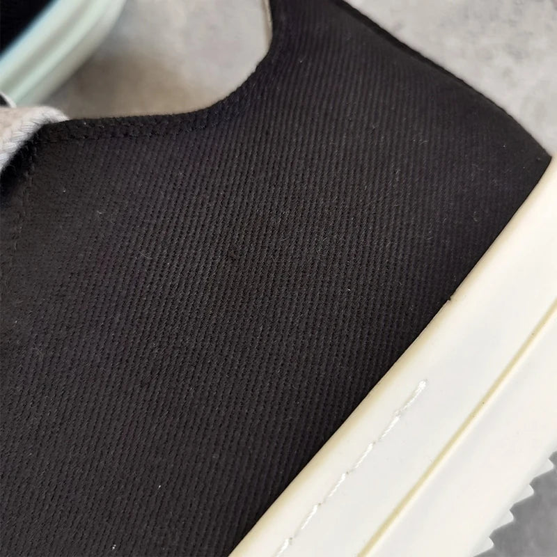 Unisex Canvas Sneakers Mit Riesigen Schnürsenkeln Bequem