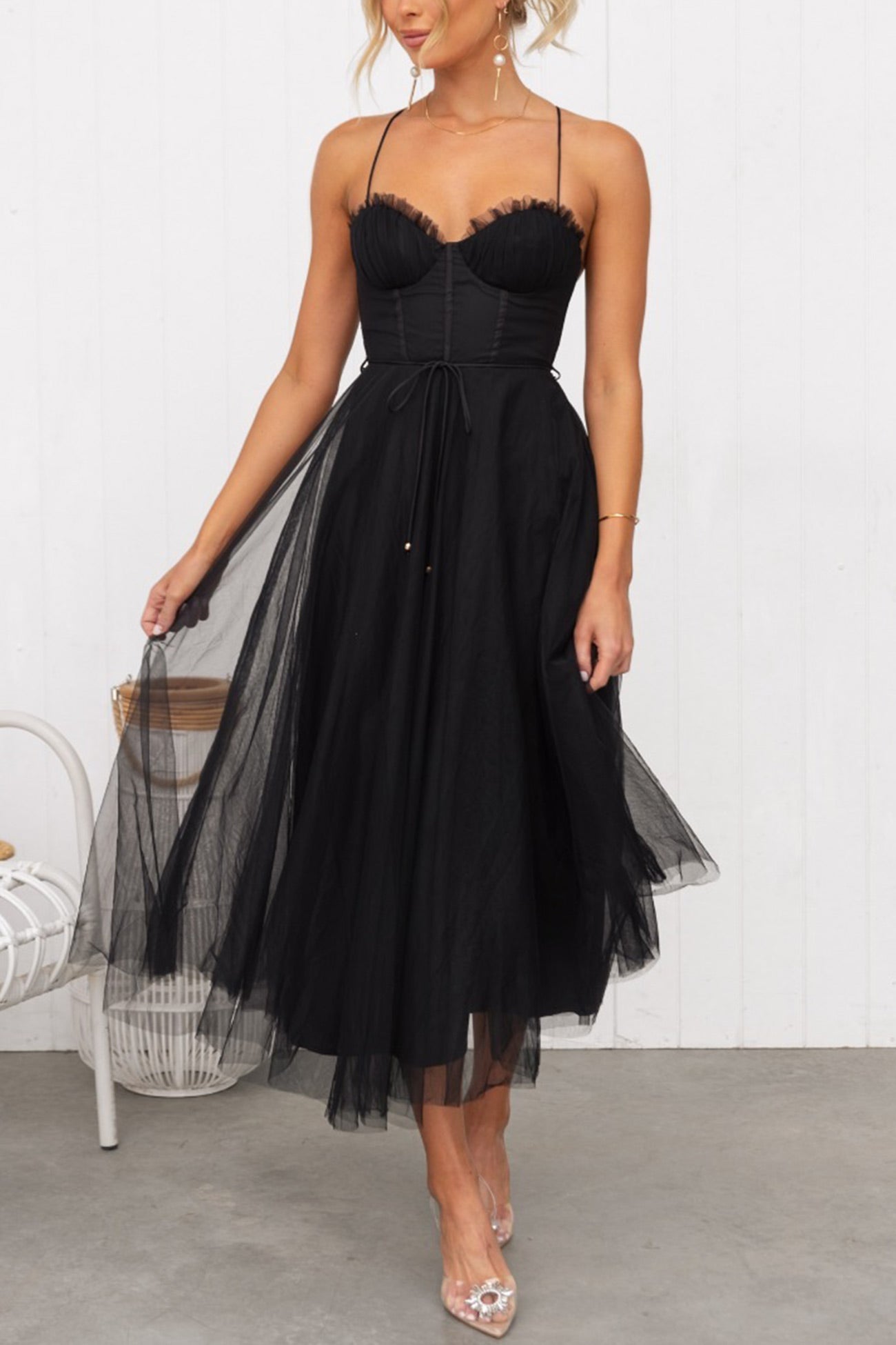 Korsett Schnür-Cami-Kleid