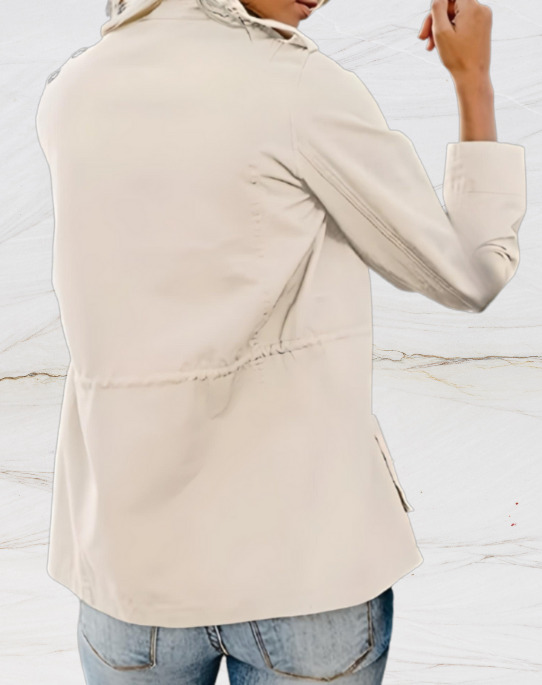 Damen Modische und Funktionale Übergangsjacke