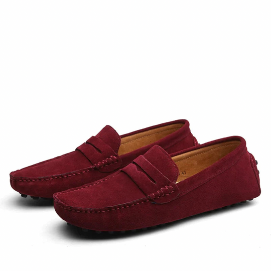 Herren Wildleder Slipper Schuhe Italienischer Stil