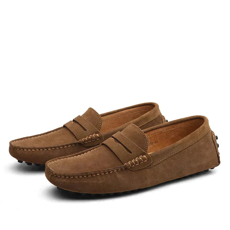 Herren Wildleder Slipper Schuhe Italienischer Stil