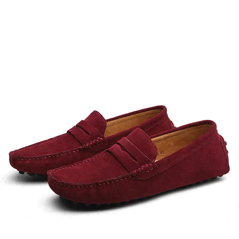 Herren Wildleder Slipper Schuhe Italienischer Stil