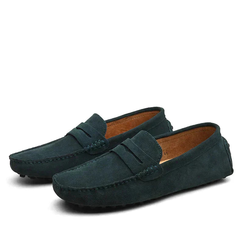 Herren Wildleder Slipper Schuhe Italienischer Stil
