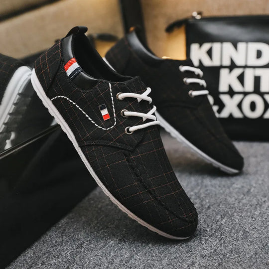 Schuhe Herren Canvas Lässig Entspannt