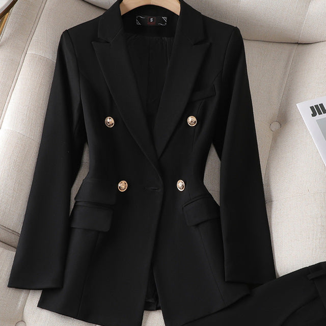 Fudus - Elegantes Blazer- und Hosen-Set für Frauen