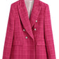 Damen Blazer mit Raffiniertem Schnitt