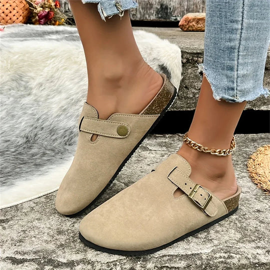 Damen Sommer Slipper Hausschuhe