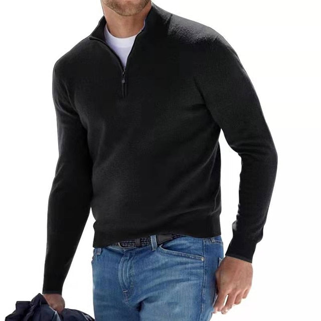 Herren Merino V-Ausschnitt Pullover