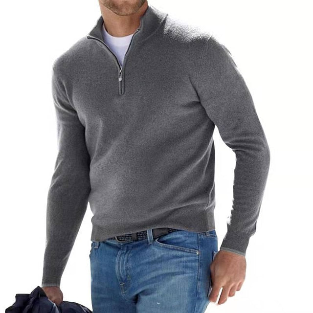 Herren Merino V-Ausschnitt Pullover