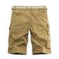 Herren Robuste Multi-Taschen Cargo-Shorts Bequem
