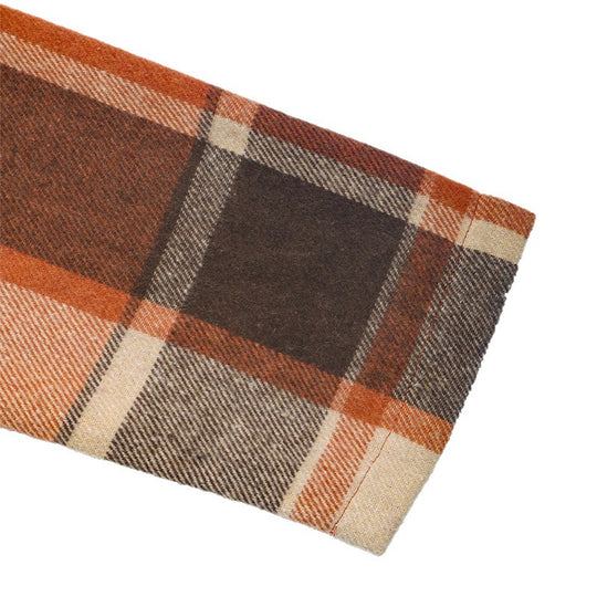 Damen Karierter Blazer aus weichem Wollmix Fudus