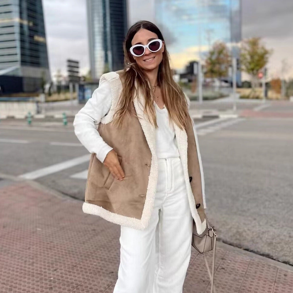 Damen gefütterte Weste Fudus