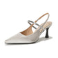 Damen Elegante Sling Pumps Riemchen