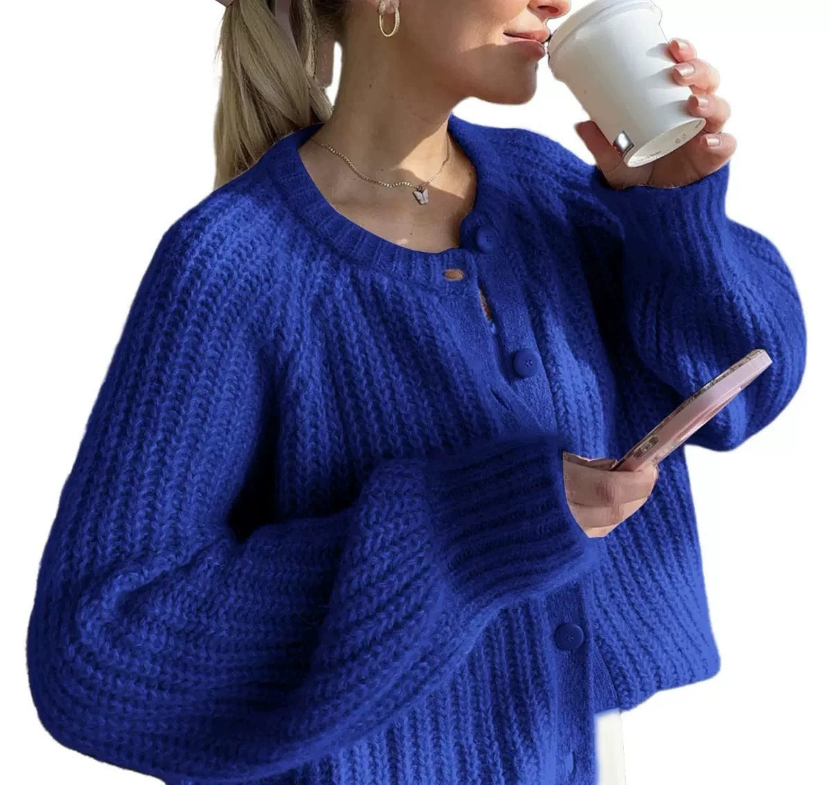 Damen Strickjacke Fudus