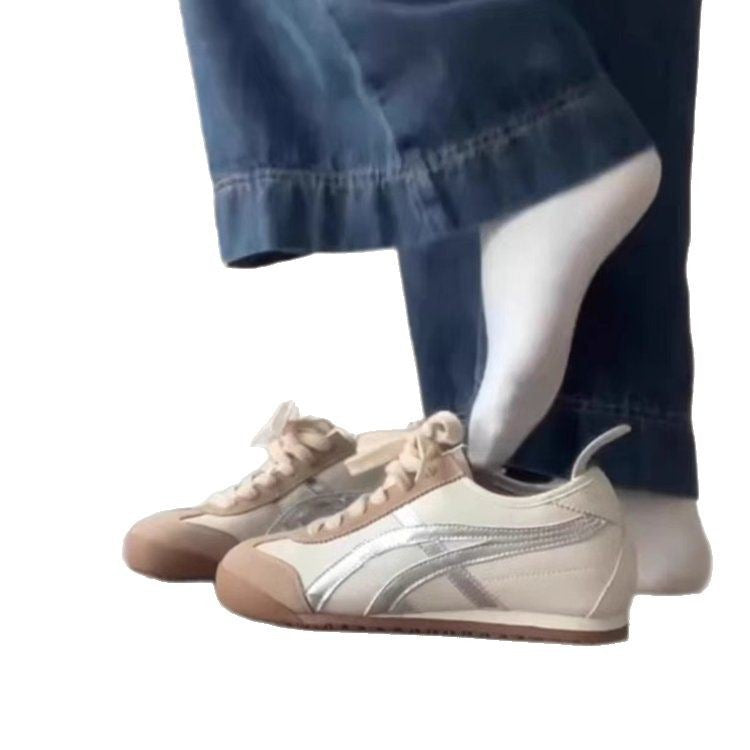 Damen Sneakers Im Klassischen Retro Stil Mit Atmungsaktivem Obermaterial