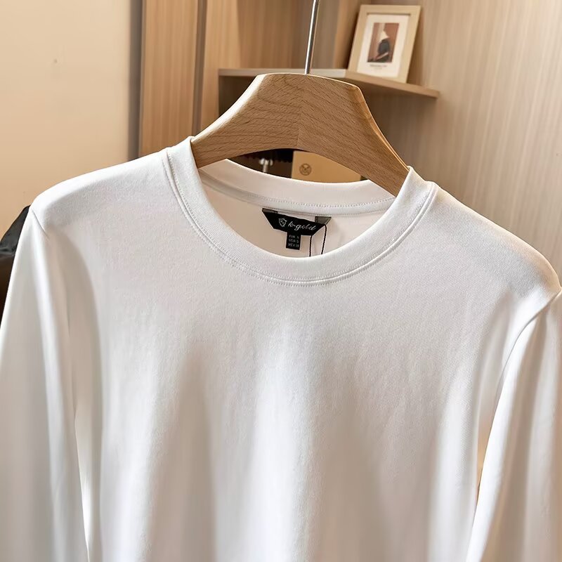 Damen Langarmshirt aus atmungsaktivem Baumwollmix mit modernem Schnitt Fudus