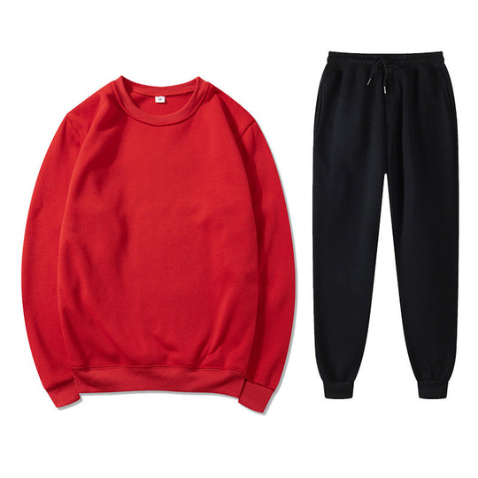 Damen komfortabler Sweatshirt und Jogginghose Set Fudus