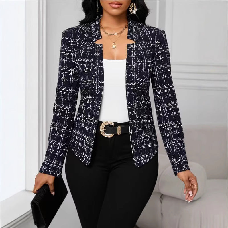 Damen Raffinierte Business Blazerjacke