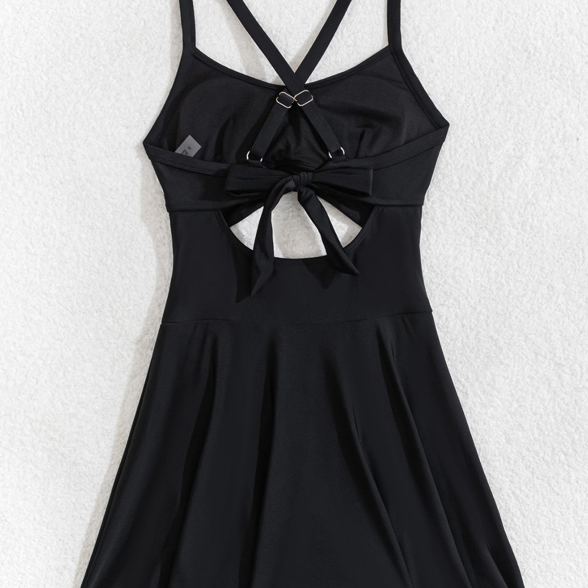 Damen Tankini Set Wickelrock Tief V Ausschnitt Verstellbare Träger Elegant