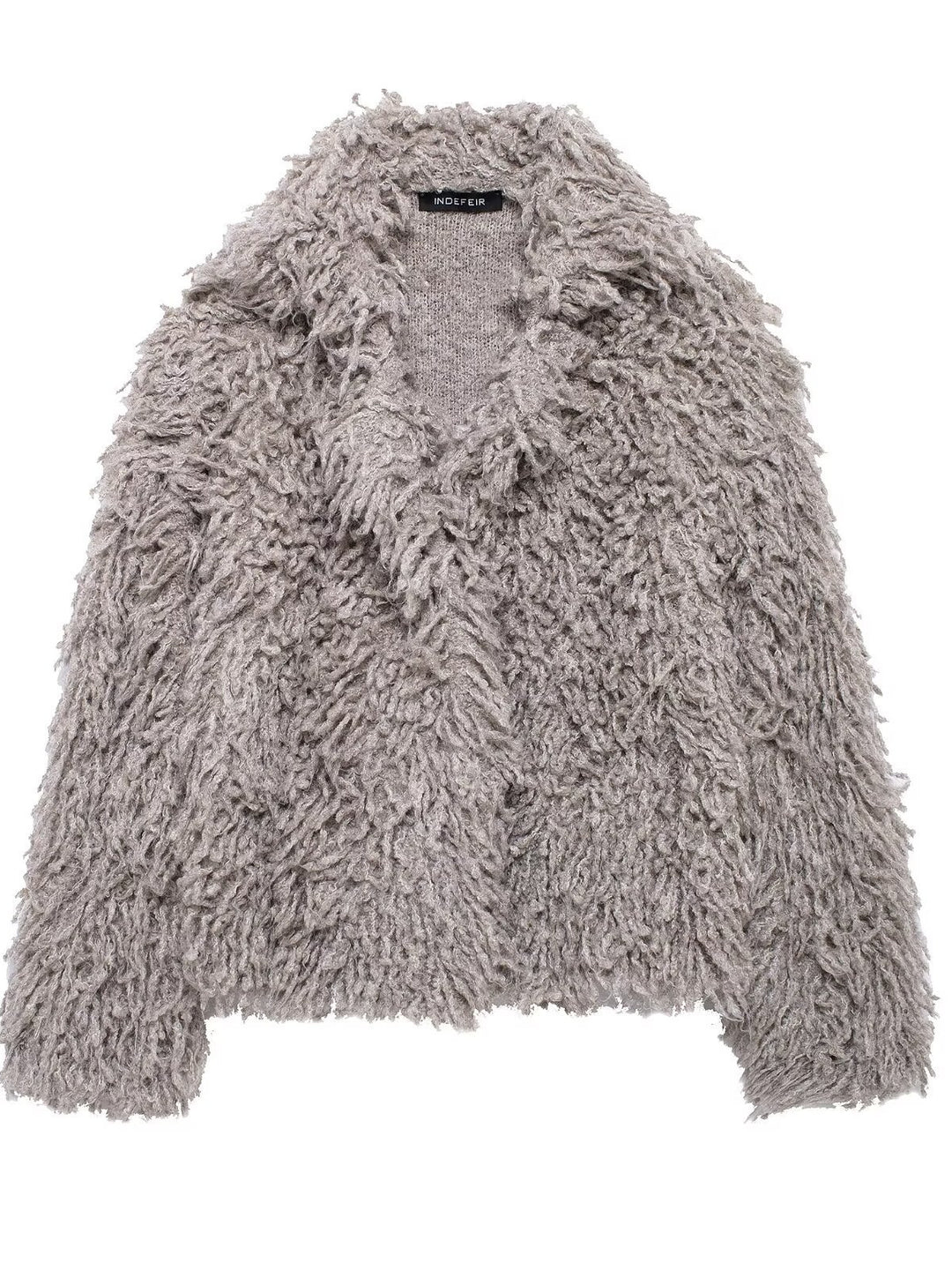 Damen kuscheliger Teddy-Pullover Fudus