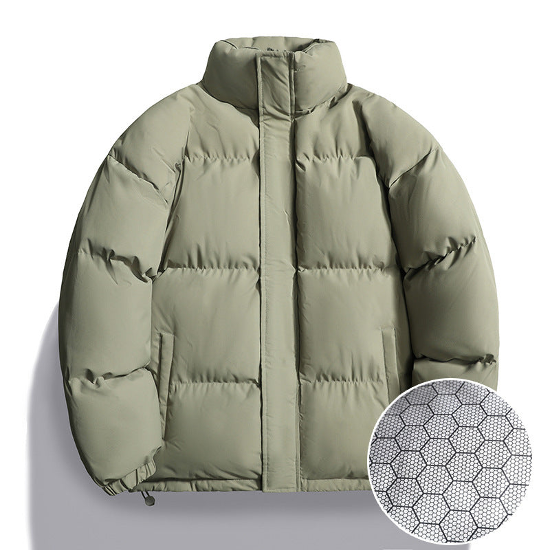 Damen isolierte Steppjacke mit hohem Kragen und praktischen Taschen Fudus