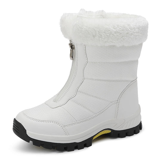 Damen isolierte Winterstiefel mit rutschfester Sohle und kuscheligem Innenfutter Fudus