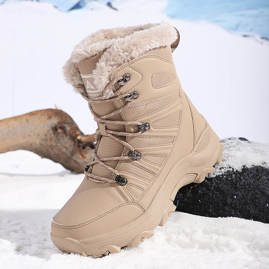 Damen Isolierte Winterstiefel mit rutschfester Sohle und warmem Innenfutter Fudus